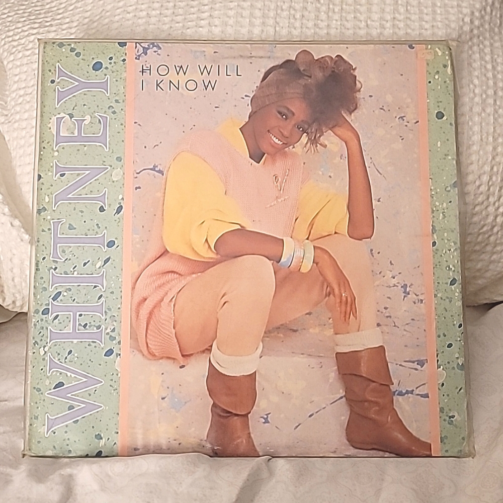 Vintage 1985 Whitney Houston Vinyl Record| How Will I Know
